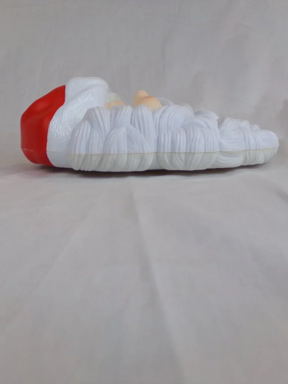 Vintage Santa Claus Christmas Hanging Decor Plastic Molded 1995